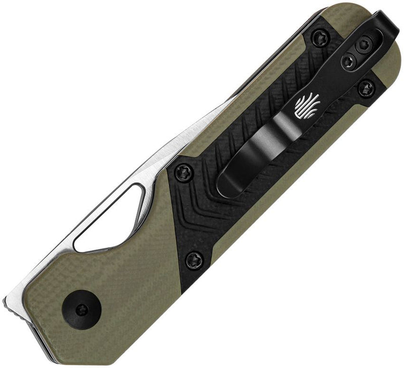 Kizer Mini Militaw Framelock Green Folding Knife [V3634SA6]
