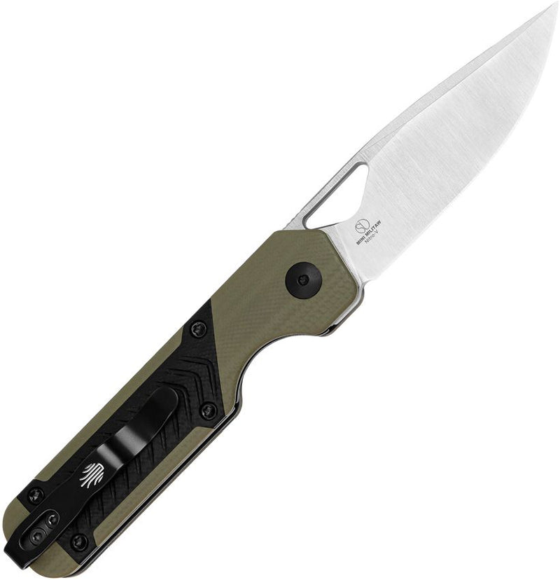 Kizer Mini Militaw Framelock Green Folding Knife [V3634SA6]