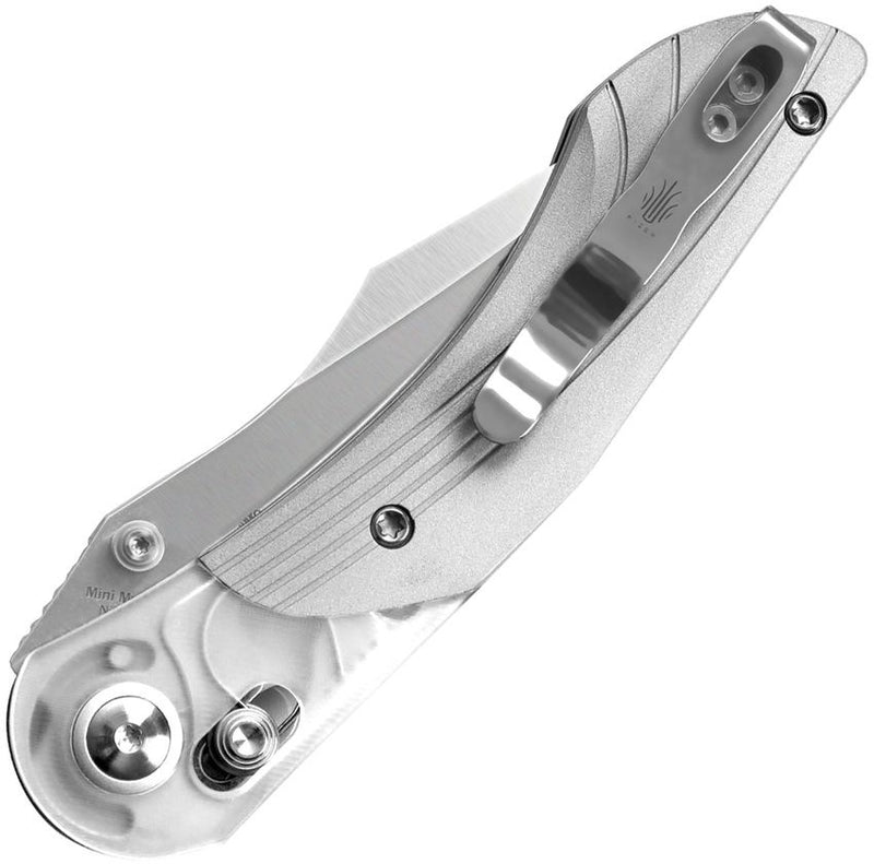 Kizer Mini Mystic Clutch Lock Gray Folding Knife [V3636A1]