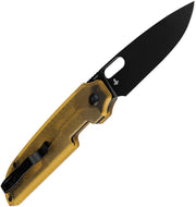 Kizer Varatas Yellow PEI (3.24" 154CM) Folding Knife [V3637C1] - product view 3