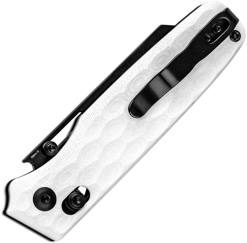 Kizer Task Clutch Lock White Folding Knife [V3641A1]