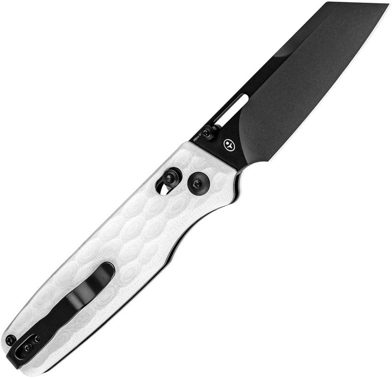 Kizer Task Clutch Lock White Folding Knife [V3641A1]
