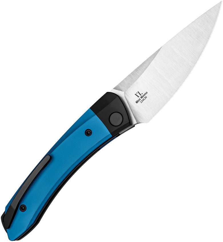 Kizer Mini Momo Black&Blue Aluminum (3.20" 154CM) Folding Knife [V3663C1] - product view 3
