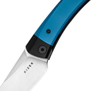 Kizer Mini Momo Black&Blue Aluminum (3.20" 154CM) Folding Knife [V3663C1] - product view 6