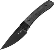 Kizer Mini Momo Black Aluminum+Micarta (3.20" 154CM) Folding Knife [V3663C2] - product view 1