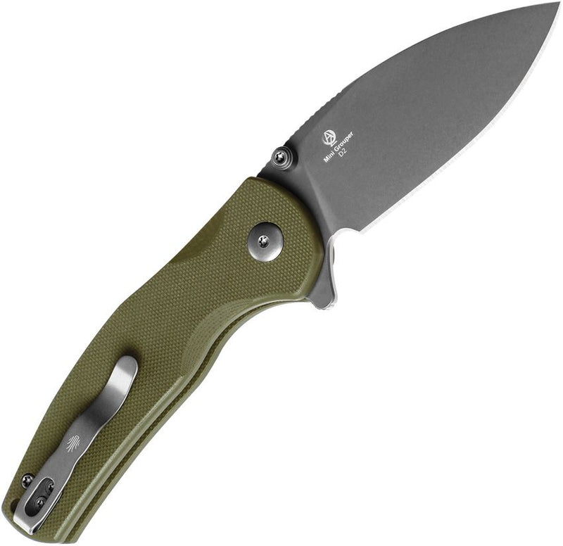 Kizer Mini Grouper Button Lock OD Folding Knife [V3669A3]