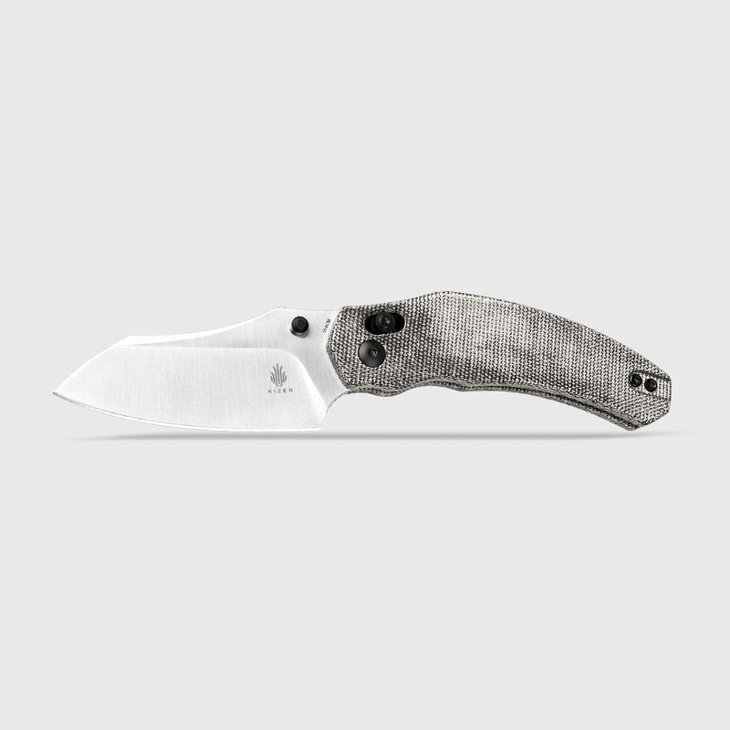 Kizer Bulldog Black Micarta (3" 154CM) Folding Knife [V3672C2] - product view 6