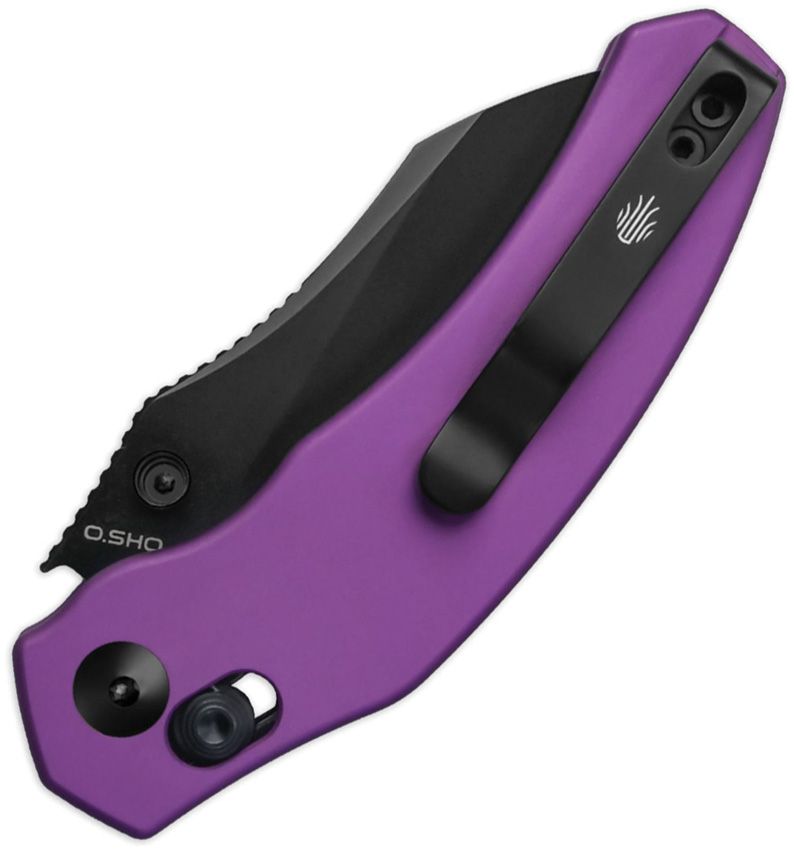 Kizer Mini Bulldog Clutch Lock Purpl Folding Knife [V3672SA1]