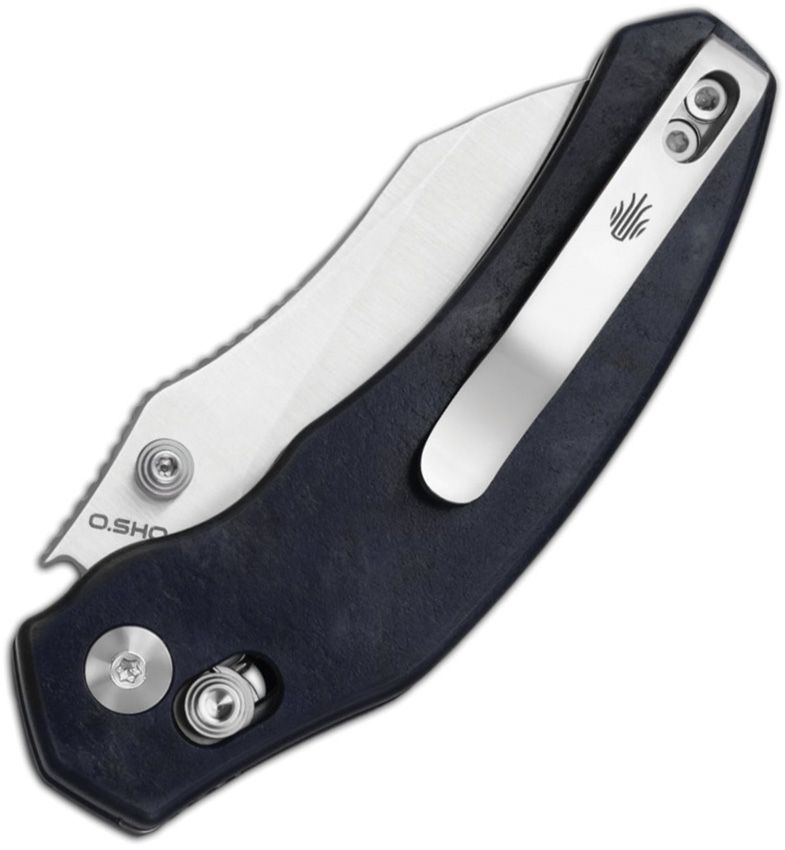 Kizer Mini Bulldog Clutch Lock Blue Folding Knife [V3672SA3]