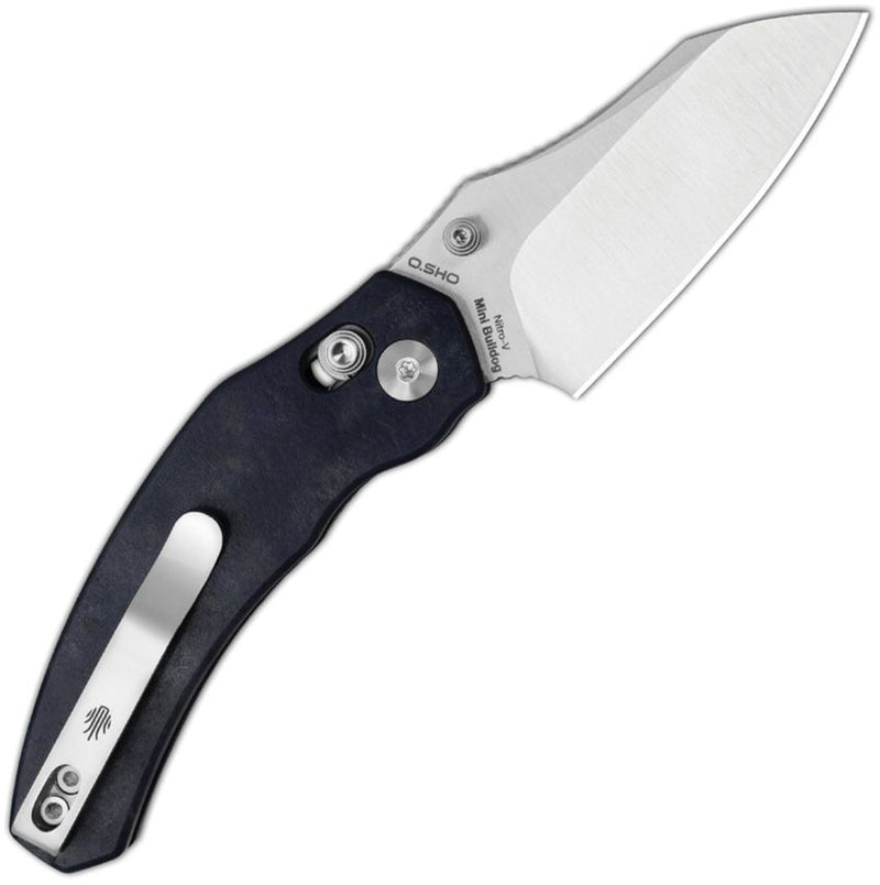 Kizer Mini Bulldog Clutch Lock Blue Folding Knife [V3672SA3]