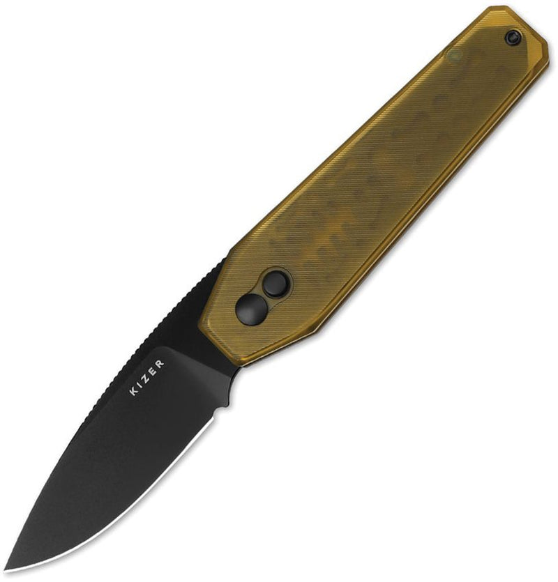 Kizer Tomb Button Lock PEI Folding Knife [V3692A1]