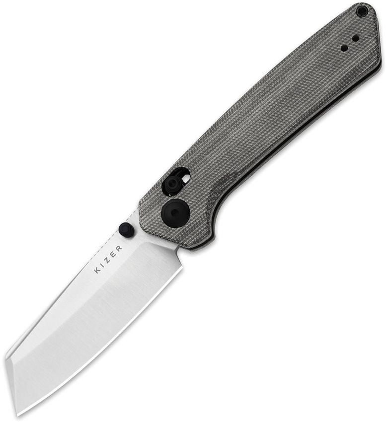 Kizer Madrac Clutch Lock Blk Mic Folding Knife [V3693A3]