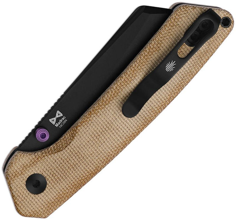Kizer Madrac Button Linerlock Norpl Folding Knife [V3693BSA1]