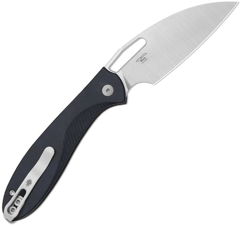 Kizer Masu Button Linerlock Blue Can Folding Knife [V3697A1]