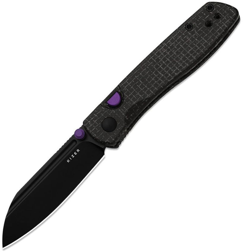 Kizer Renissance Button Linerlock Folding Knife [V3698A1]