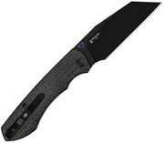 Kizer Wharning Button Linerlock Mic Folding Knife [V3738BW1] — view 3
