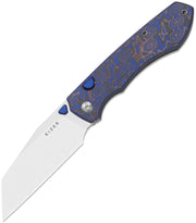 Kizer Wharning Button Linerlock Mic Folding Knife [V3738BW2] — view 1