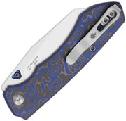 Kizer Wharning Button Linerlock Mic Folding Knife [V3738BW2] — view 2