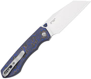 Kizer Wharning Button Linerlock Mic Folding Knife [V3738BW2] — view 3