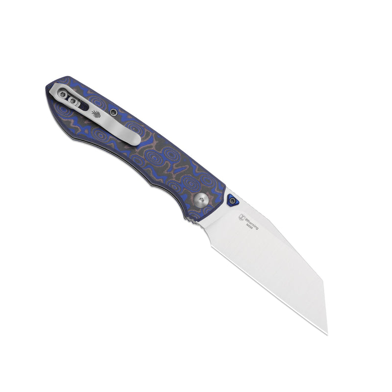 Kizer Wharning Button Linerlock Mic Folding Knife [V3738BW2] — view 6