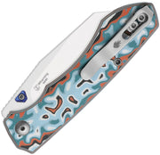 Kizer Wharning Button Linerlock Mic Folding Knife [V3738BW4] — view 2