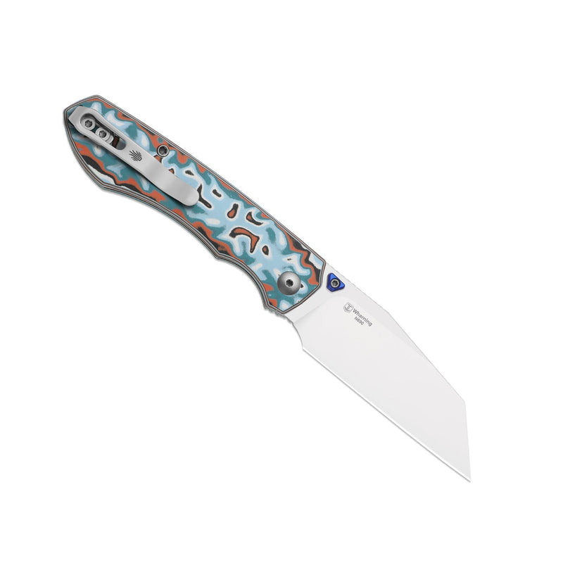 Kizer Wharning Button Linerlock Mic Folding Knife [V3738BW4] — view 6