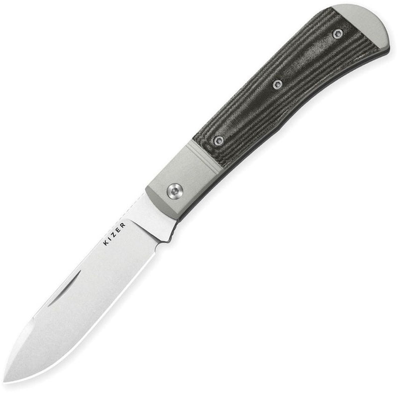 Kizer Trestle D Slip Joint Blk Mic Folding Knife [V3760A1]