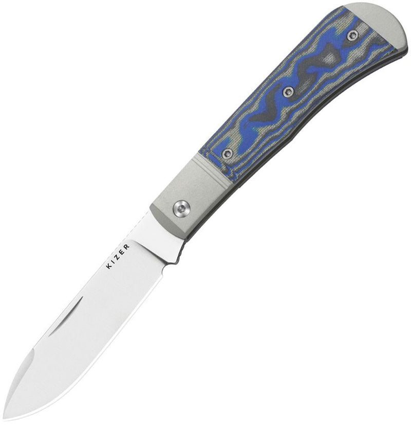 Kizer Trestle D Slip Joint Blue Folding Knife [V3760A2]