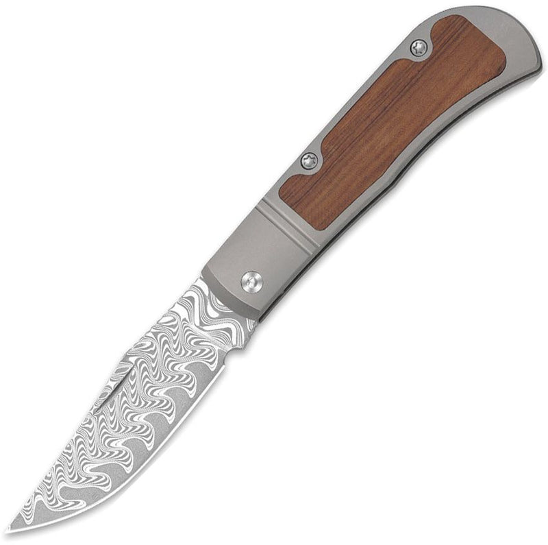 Kizer Trestle Slip Joint Damascus Folding Knife [V3761A2]