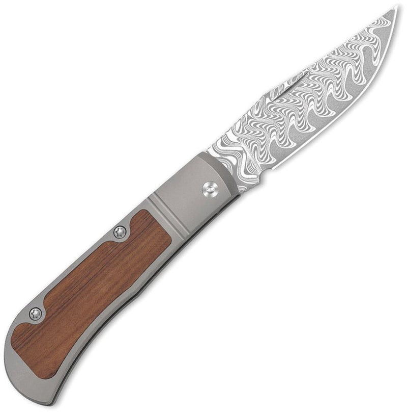 Kizer Trestle Slip Joint Damascus Folding Knife [V3761A2]