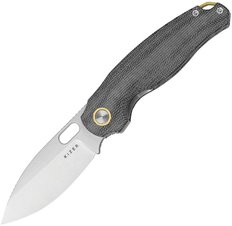 Kizer Seagull Linerlock Blk Mic Folding Knife [V3770A1]