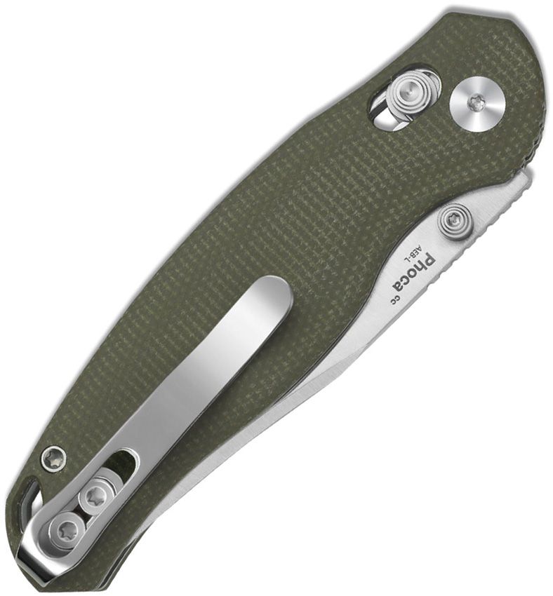 Kizer Phoca CC Clutch Lock Grn Mic Folding Knife [V3780A1]