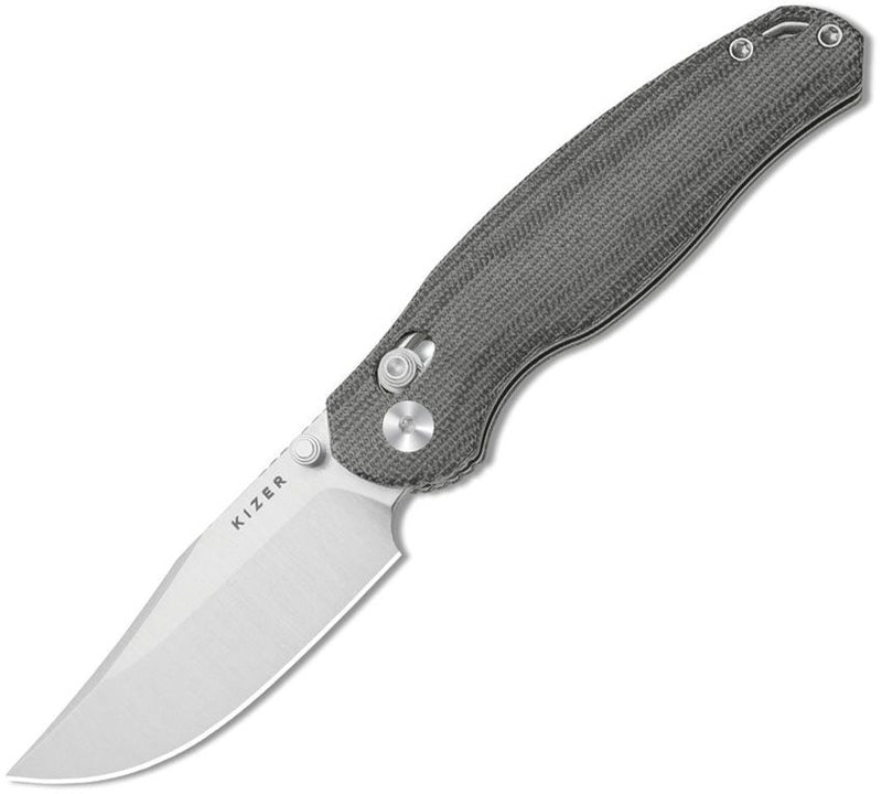 Kizer Phoca CC Clutch Lock Black Folding Knife [V3780A3]
