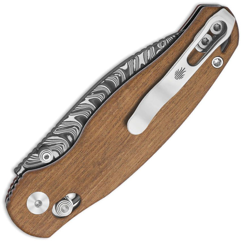 Kizer Phoca CD Clutch Lock Wood Folding Knife [V3781CDA3]