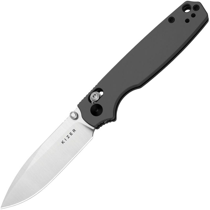 Kizer Pokiman Clutch Lock Blk Alum Folding Knife [V3789A2]