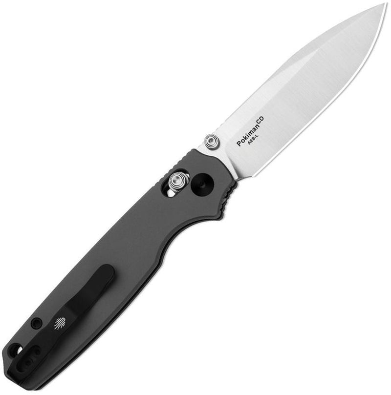 Kizer Pokiman Clutch Lock Blk Alum Folding Knife [V3789A2]