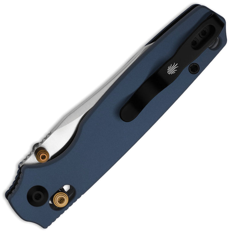 Kizer Pokiman CC Blue Aluminum (3.16" Satin AEB-L) Folding Knife [V3789A4] - product view 2