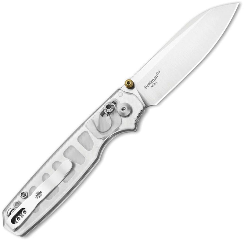Kizer Pokiman Clutch Lock Clear Folding Knife [V3789A5]