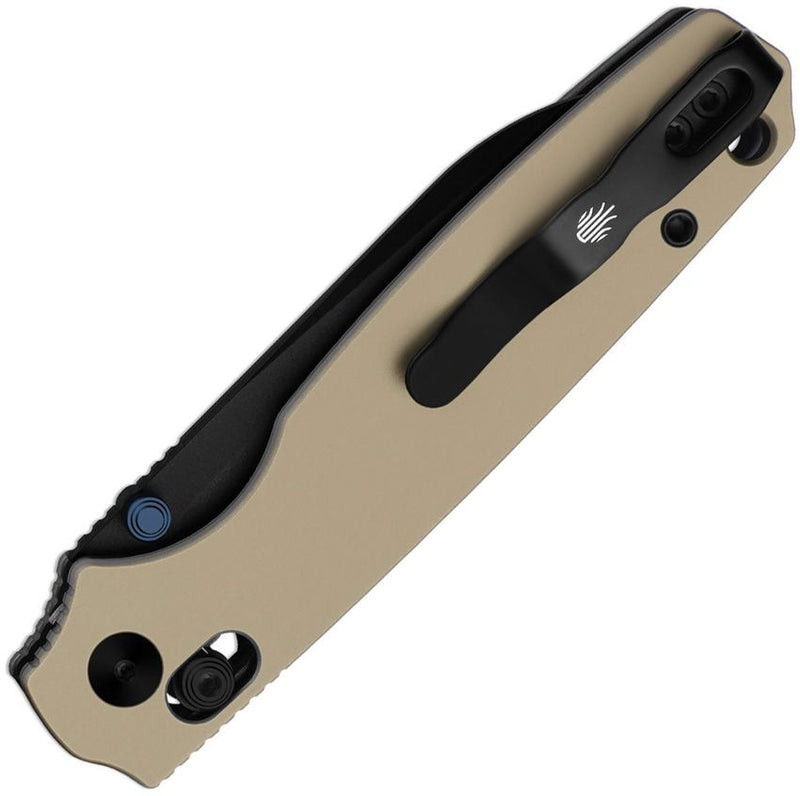 Kizer Pokiman Clutch Lock Tan Folding Knife [V3789A6]