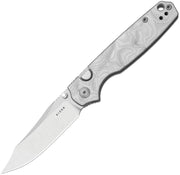 Kizer Pokiman BLL Silver Aluminum Foil G10 (3.14" Satin AEB-L) Folding Knife [V3789BCA1] - product view 1