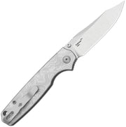 Kizer Pokiman BLL Silver Aluminum Foil G10 (3.14" Satin AEB-L) Folding Knife [V3789BCA1] - product view 3