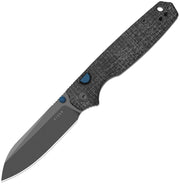 Kizer Pokiman BLL Black Micarta (3.14" Gray PVD Coating AEB-L) Folding Knife [V3789BSA1] - product view 1
