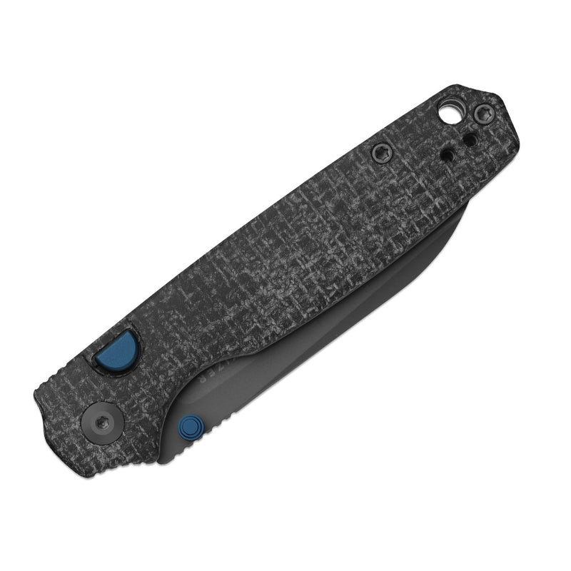 Kizer Pokiman BLL Black Micarta (3.14" Gray PVD Coating AEB-L) Folding Knife [V3789BSA1] - product view 7