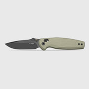 Kizer Khamsin Sand Aluminum (3.09" Gray PVD Coating & Stonewashed Nitro-V) Folding Knife [V3791A1] - product view 3