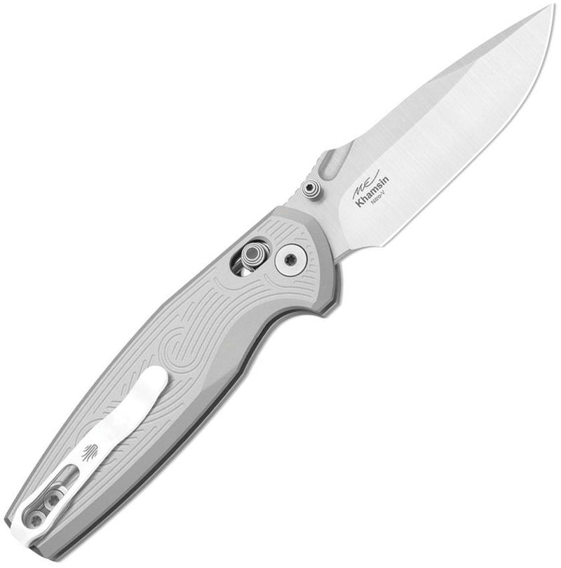 Kizer Khamsin Clutch Lock Gray Folding Knife [V3791A3]