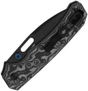 Kizer Outposter Black vortex pattern micarta Nitro-V Folding Knife [V3802BDA2] - product view 2