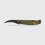 Kizer Kiwami Yellow PEI (2.66" Black PVD Coating BD1N) Folding Knife [V3809SH2] - product view 4