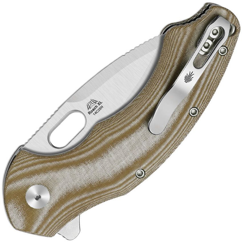 Kizer Roach XL Button Linerlock Folding Knife [V4477BDA1]