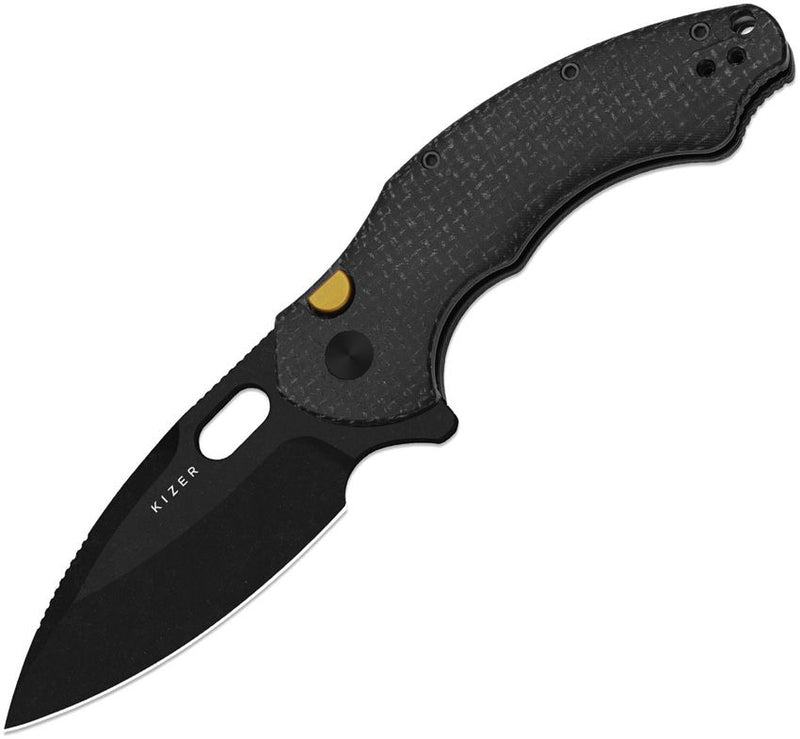 Kizer Roach XL Button Linerlock Folding Knife [V4477BDA2]