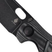 Kizer Sheepdog C01C Black Micarta (3.25" 154CM) Folding Knife [V4488C1] - product view 6